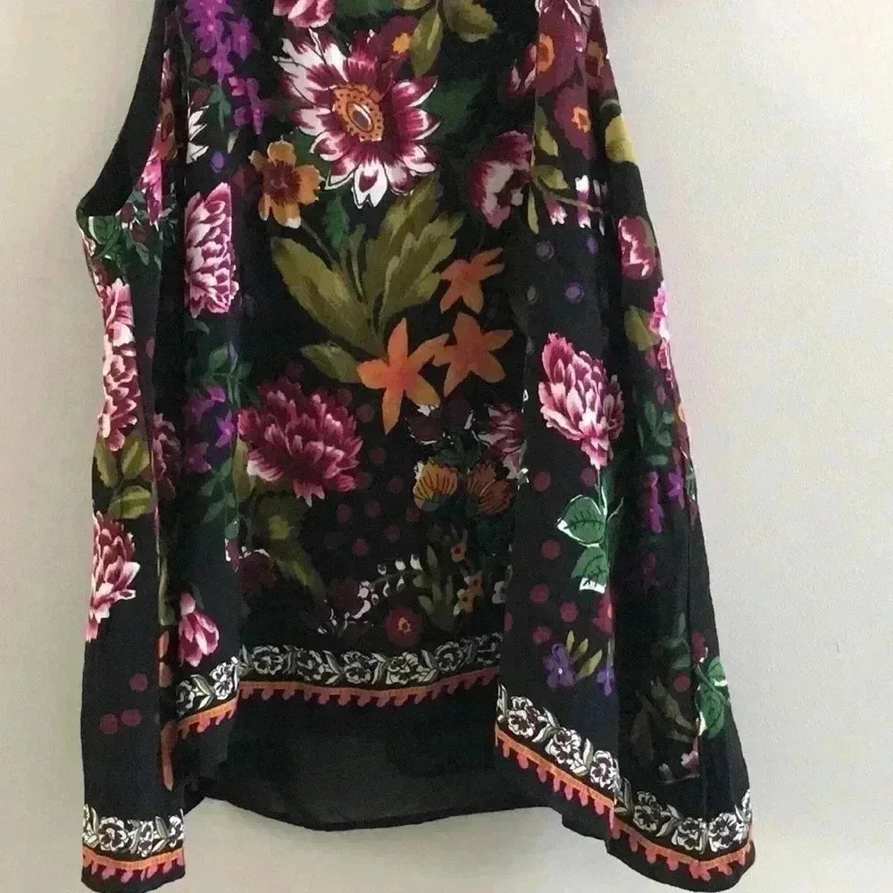Zara Trafaulac Collection Floral Blouse Size S - Picture 3 of 7